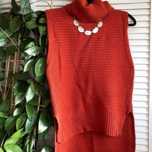 Banana Republic Turtleneck Sleeveless Sweater